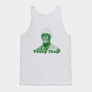 Young Thug #3// green solid style Tank Top